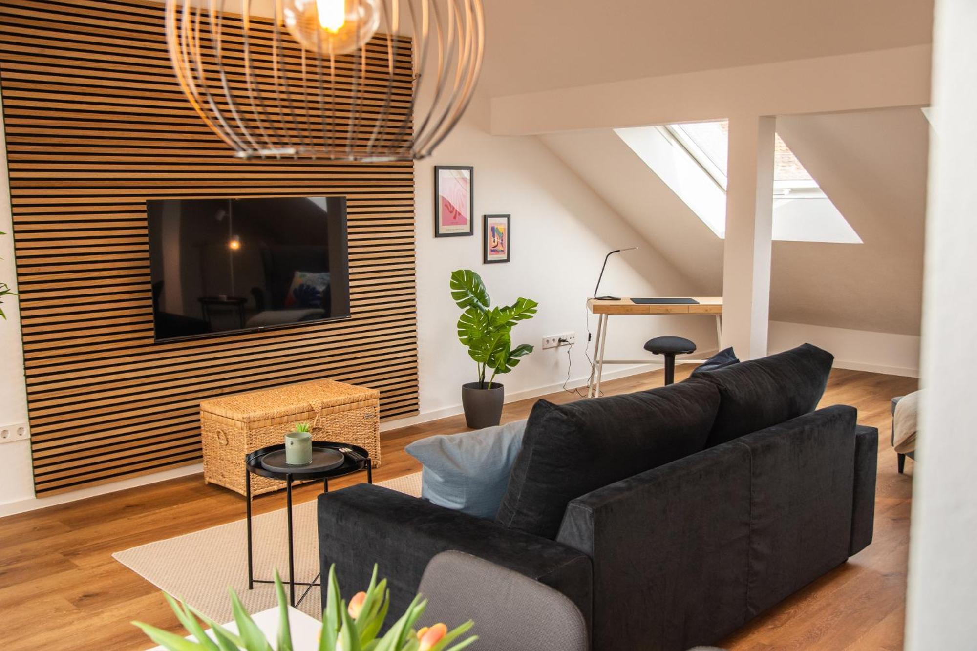 Das Raum-Wunder Mit Kueche Und Smart-Tv Karlsruhe Dış mekan fotoğraf